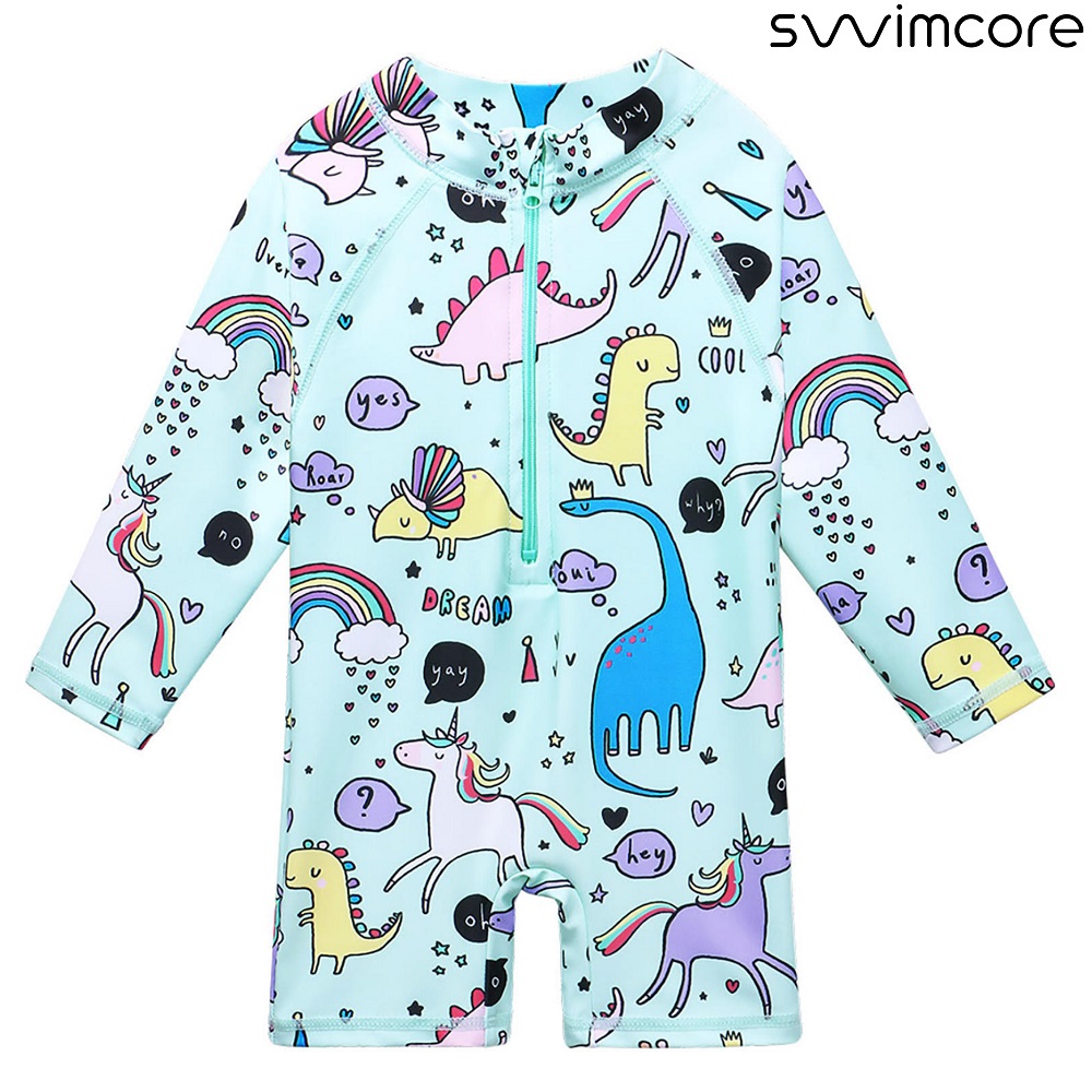 UV-dräkt för barn Swimcore Dino