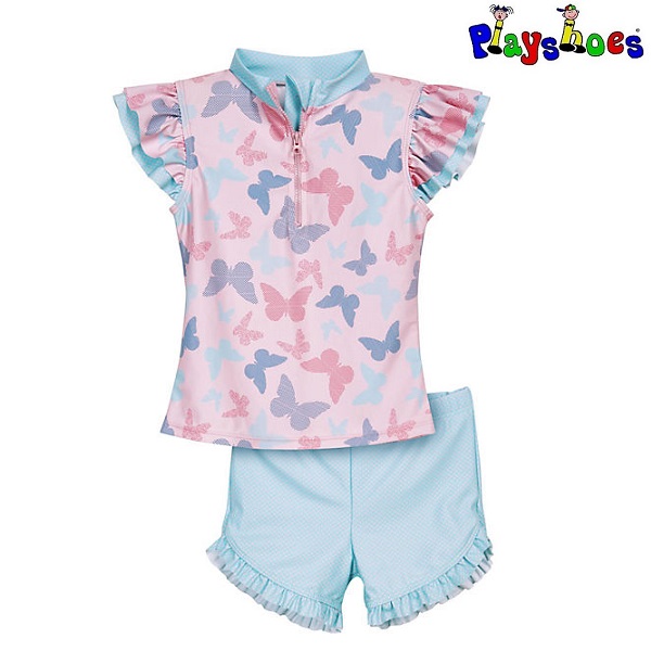 Uv-tröja och UV-badbyxor för barn Playshoes Butterfly