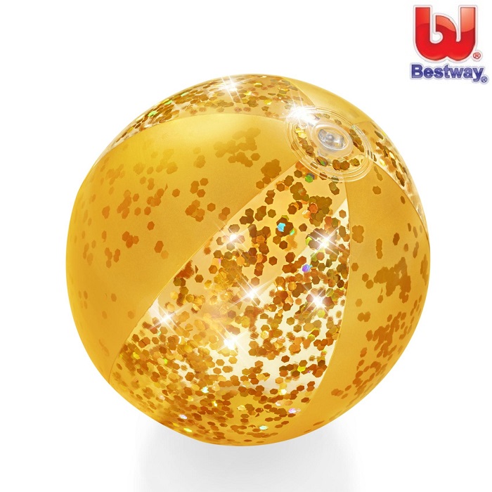 Uppblåsbar badboll Bestway Glitter Fusion Gold