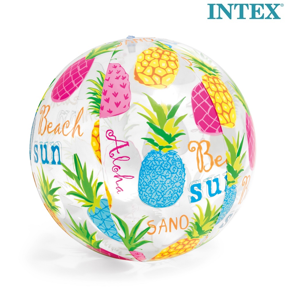 Uppblåsbar badboll Intex Pineapple