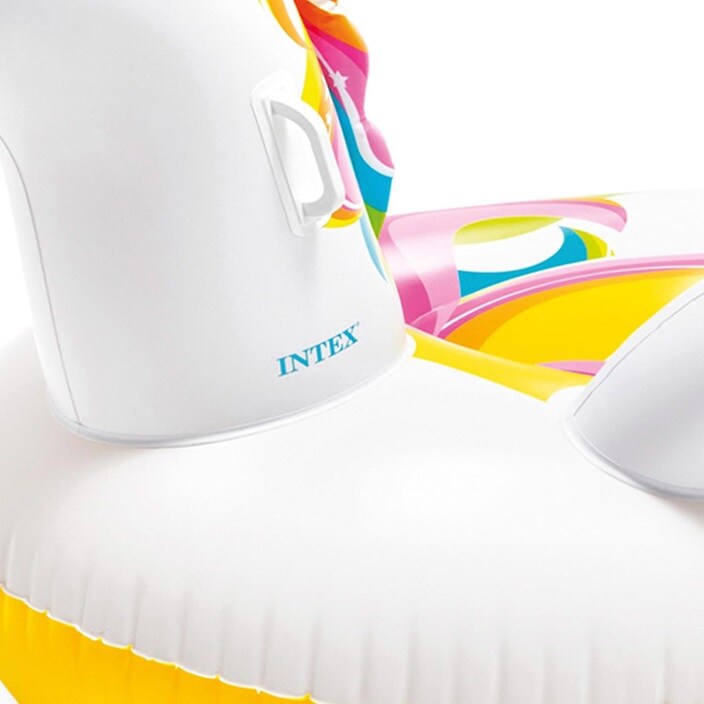 Uppblåsbart baddjur XXL - Intex Enhörning