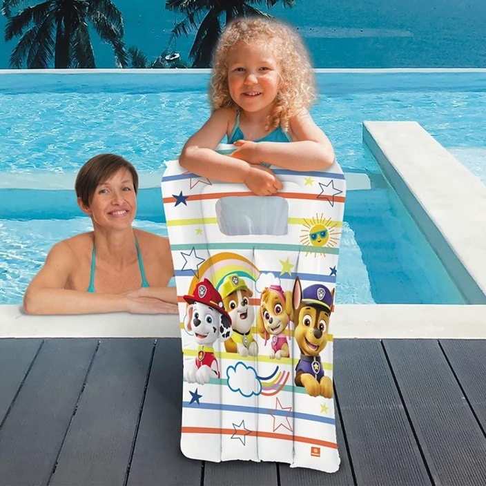 Uppblåsbar badmadrass för barn Mondo Wave Rider Paw Patrol