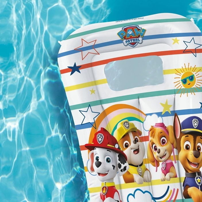 Uppblåsbar badmadrass för barn Mondo Wave Rider Paw Patrol