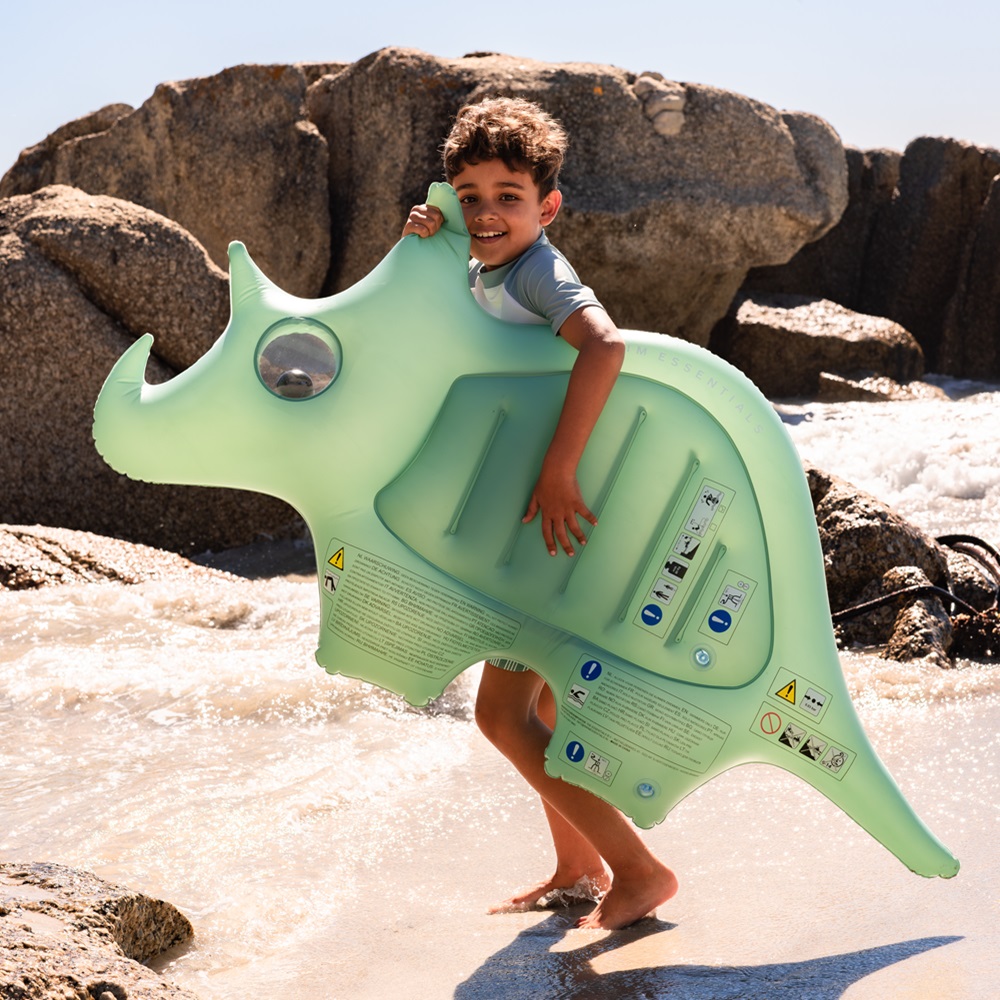 Uppblåsbar badmadrass XXL Swim Essentials Dino
