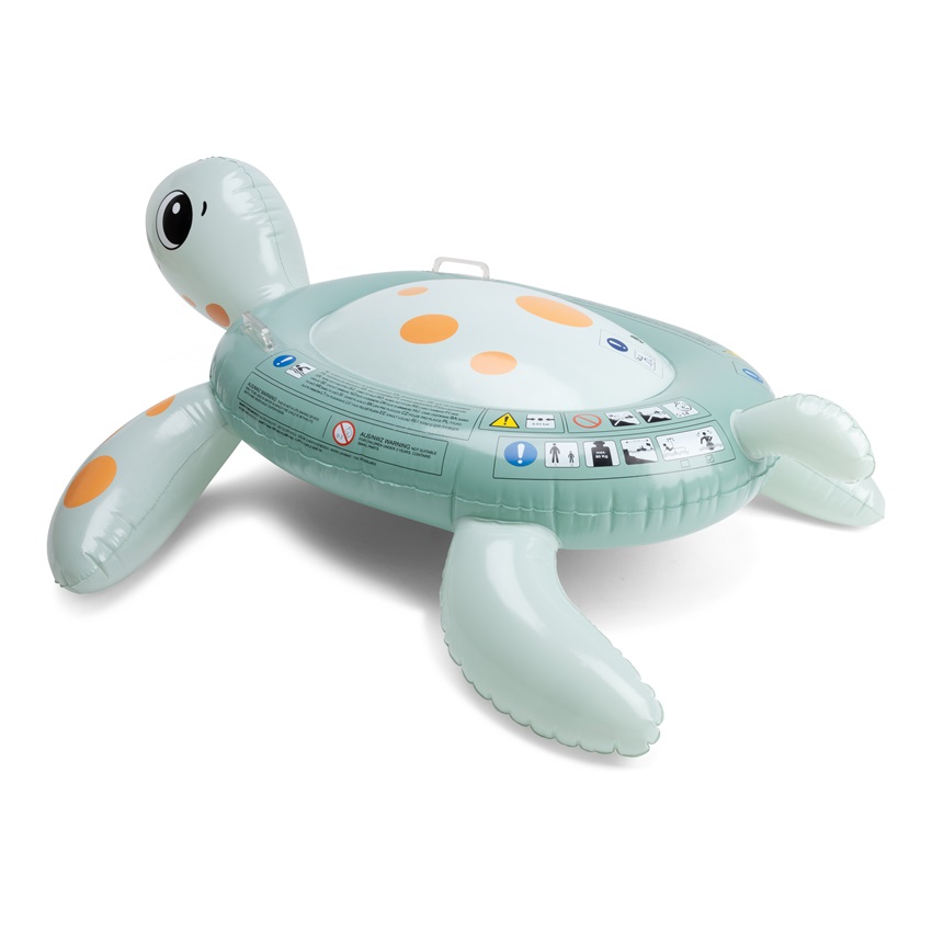 Uppblåsbar badmadrass XXL Swim Essentials Turtle