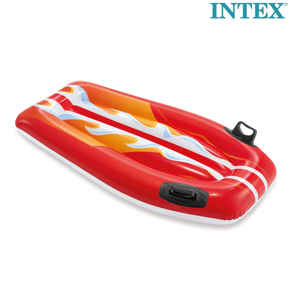 Badmadrass till barn Intex Surfboard röd