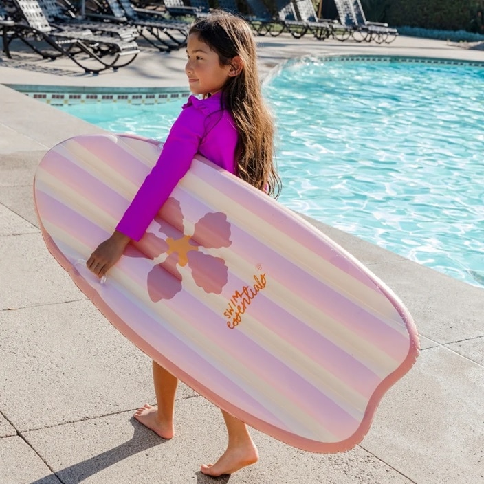 Uppblåsbar badmadrass Swim Essentials Surfboard Flower