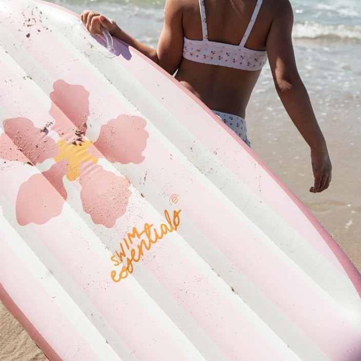 Uppblåsbar badmadrass Swim Essentials Surfboard Flower
