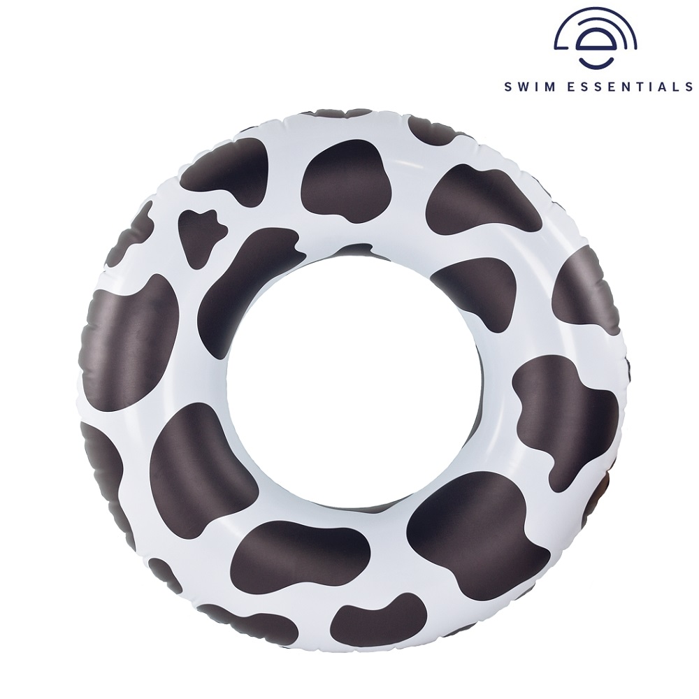 Uppblåsbar badring Swim Essentials Cow XL