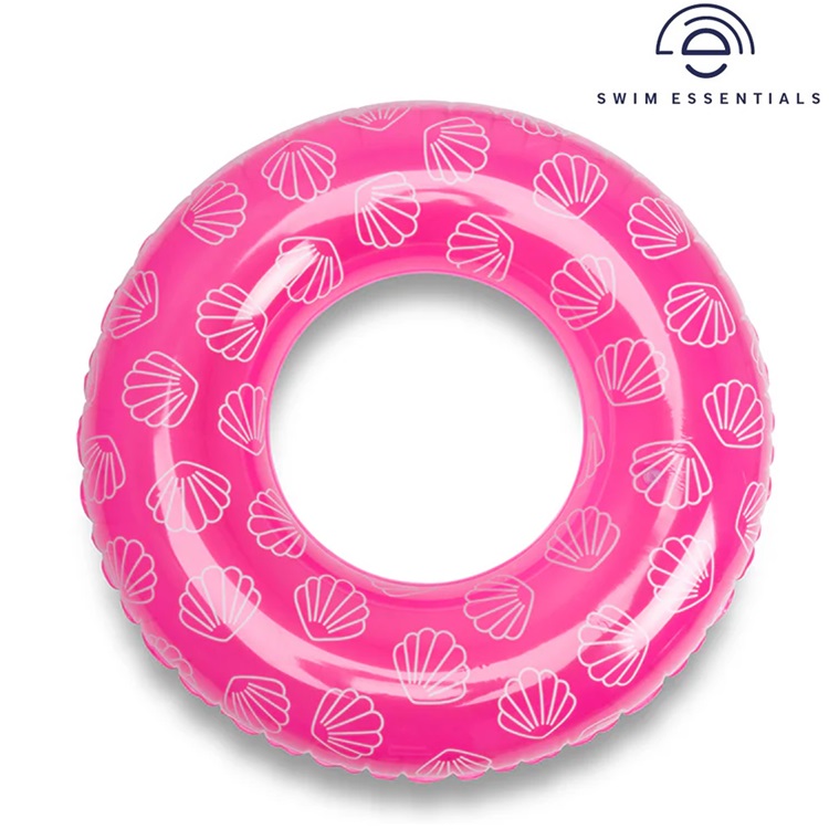 Uppblåsbar badring XL Swim Essentials Pink Sea Shells