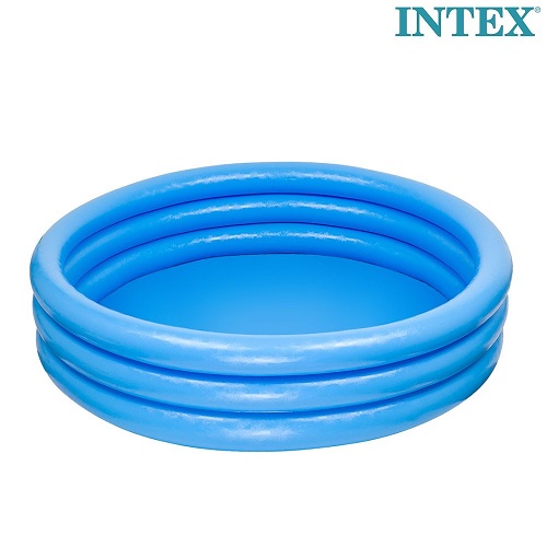 Uppblåsbar barnbassäng Intex Crystal Blue