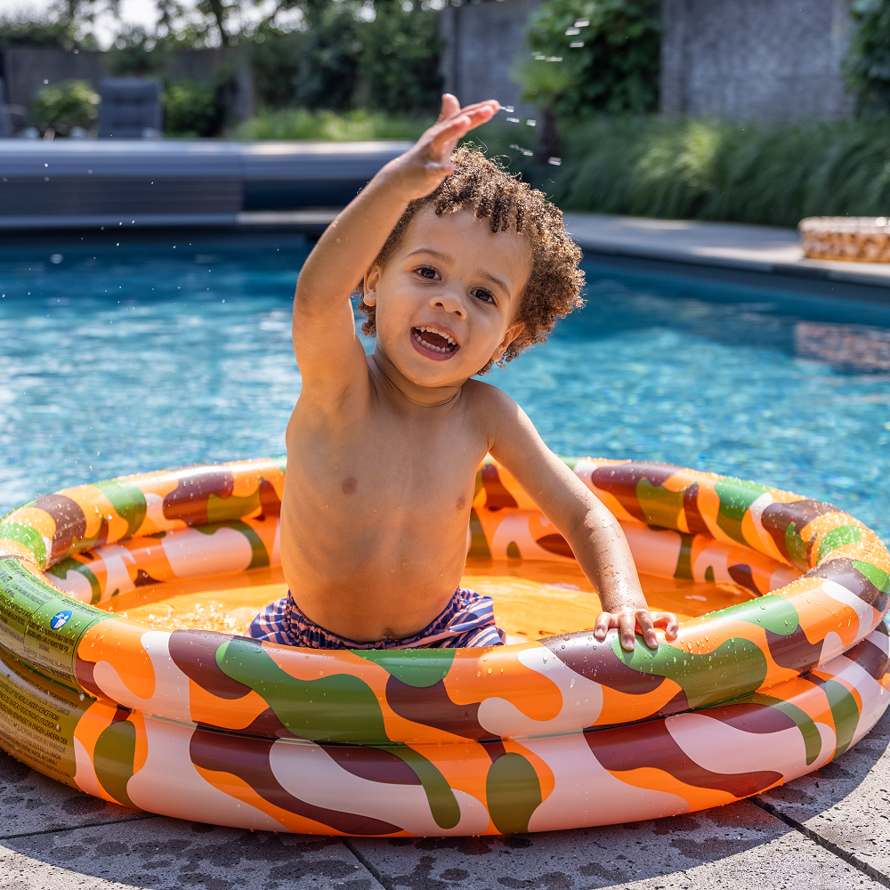 Uppblåsbar barnbassäng - Swim Essentials Camouflage