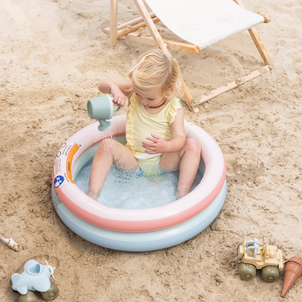 Uppblåsbar barnbassäng Swim Essentials Rainbow Mini