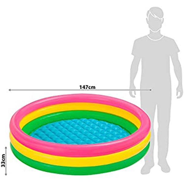 Intex uppblåsbar bassäng för barn Intex Sunset Glow