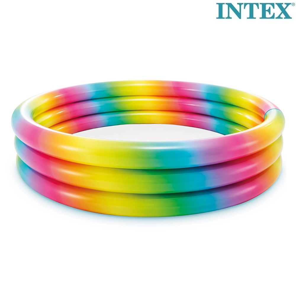 Uppblåsbar barnpool Intex Multicolour