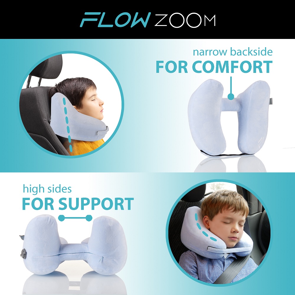Uppblåsbar nackkudde för barn Flowzoom Air