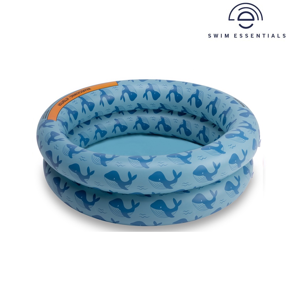 Uppblåsbar barnpool Swim Essentials Blue Whales