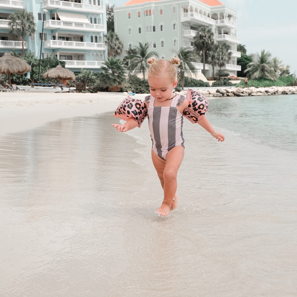 Uppblåsbara armpuffar till baby Swim Essentials Pink Panther