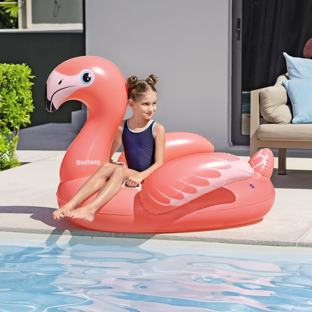 Baddjur för barn - Bestway Flamingo XXL