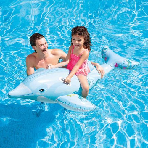 Uppblåsbart baddjur för barn Intex Shark XXL