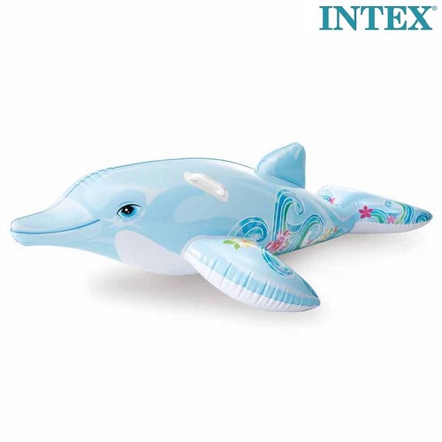 Uppblåsbart baddjur för barn Intex Shark XXL