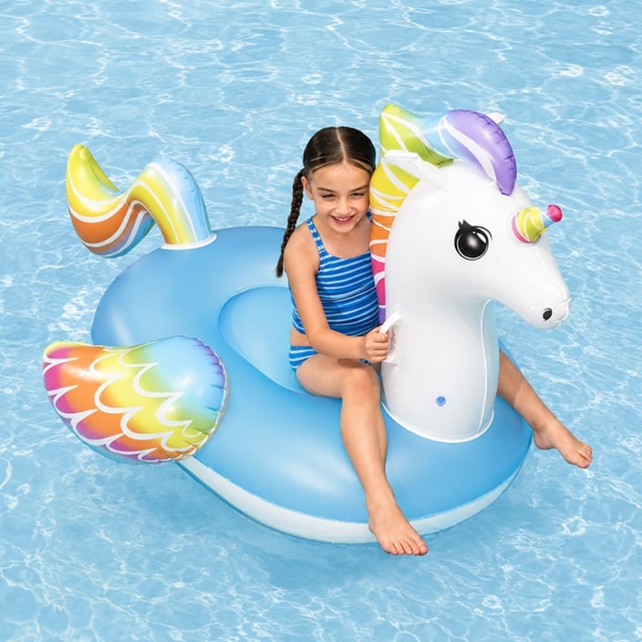 Uppblåsbart baddjur XXL - Bestway Fantasy Unicorn