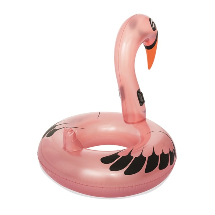 Uppblåsbart badring XXL Bestway Fashion Flamingo