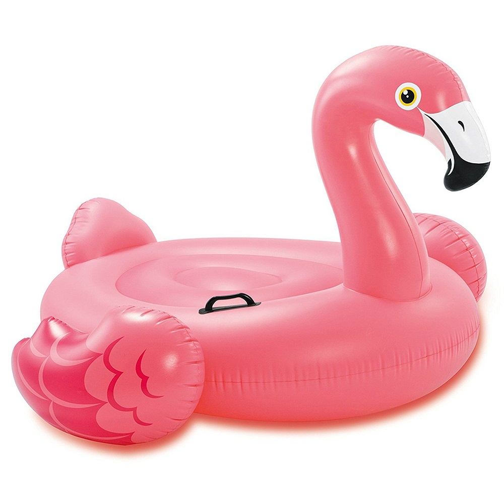 Uppblåsbart baddjur XXL Intex Flamingo