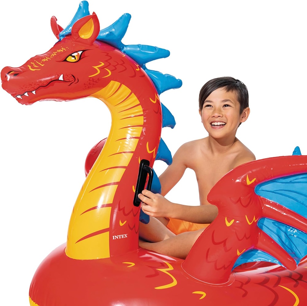 Intex uppblåsbar drake - Red Dragon XXL