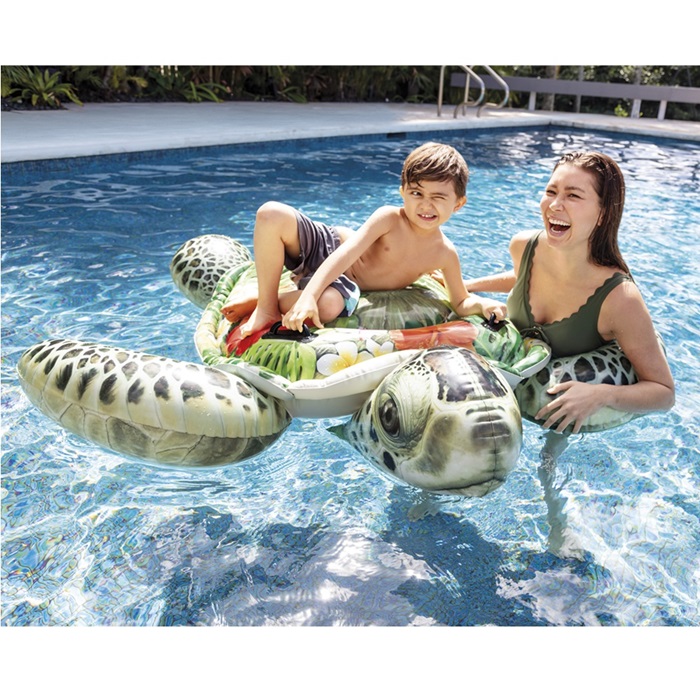 Uppblåsbart baddjur XXL Intex Sea Turtle