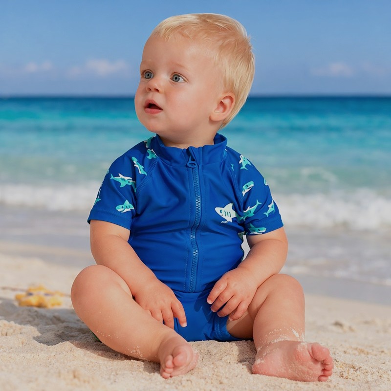 UV-dräkt för barn - Playshoes Shark