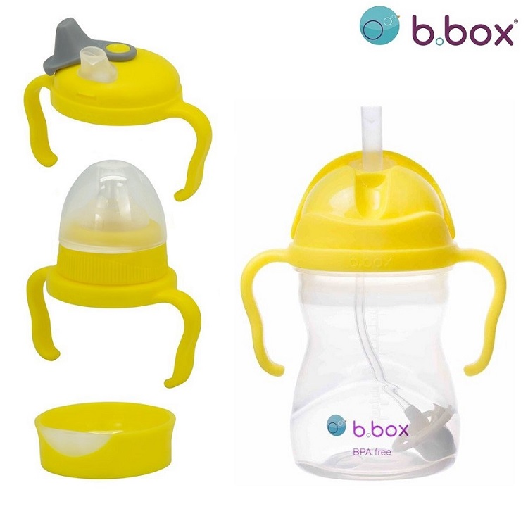 Vattenflaska till barn - B.box Transition Pack Lemon