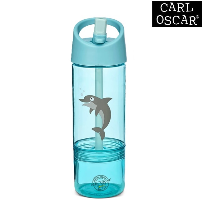 Vattenflaska för barn - Carl Oscar 2-in-1 Shark