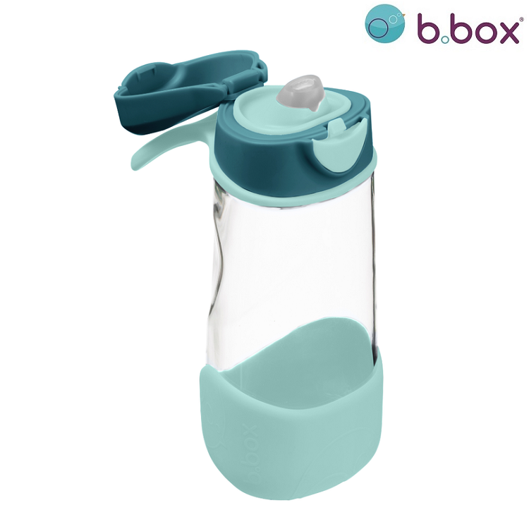 Vattenflaska för barn B.box Sport Spout Emerald Forest