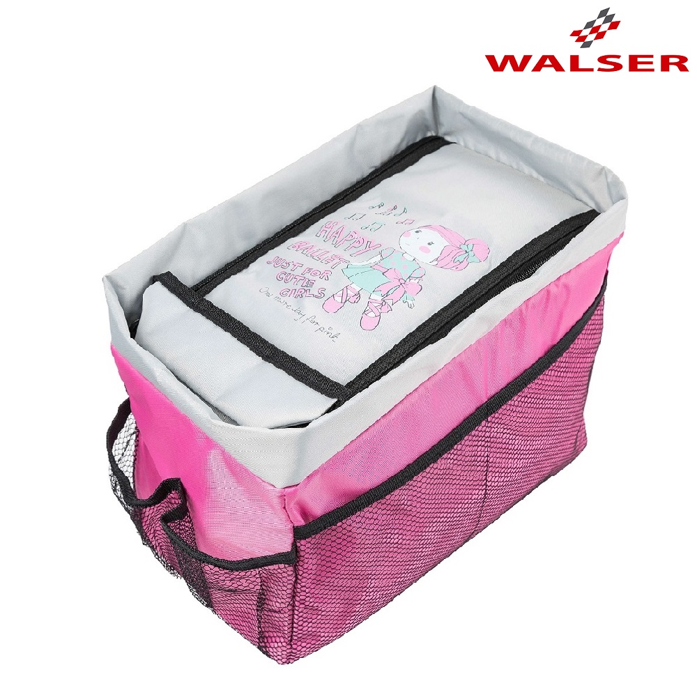 Bilförvaring väska Walser Happy Ballet rosa