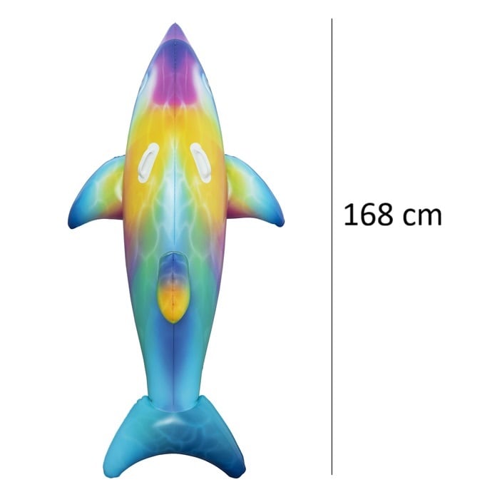Baddjur för barn Bestway Rainbow Dolphine XXL